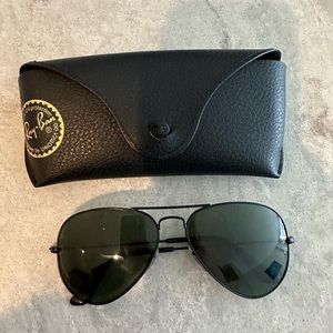 Ray-Ban Aviator Black, Polarized